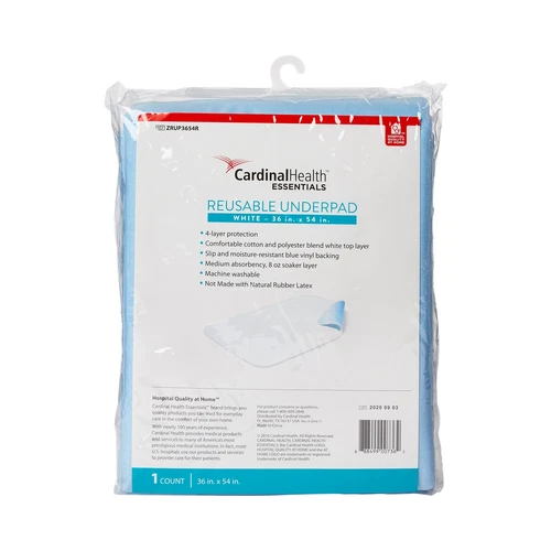1 ReliaMed Reusable Washable Bed Pads Incontinence Underpads 36X54" ZRUP3654R