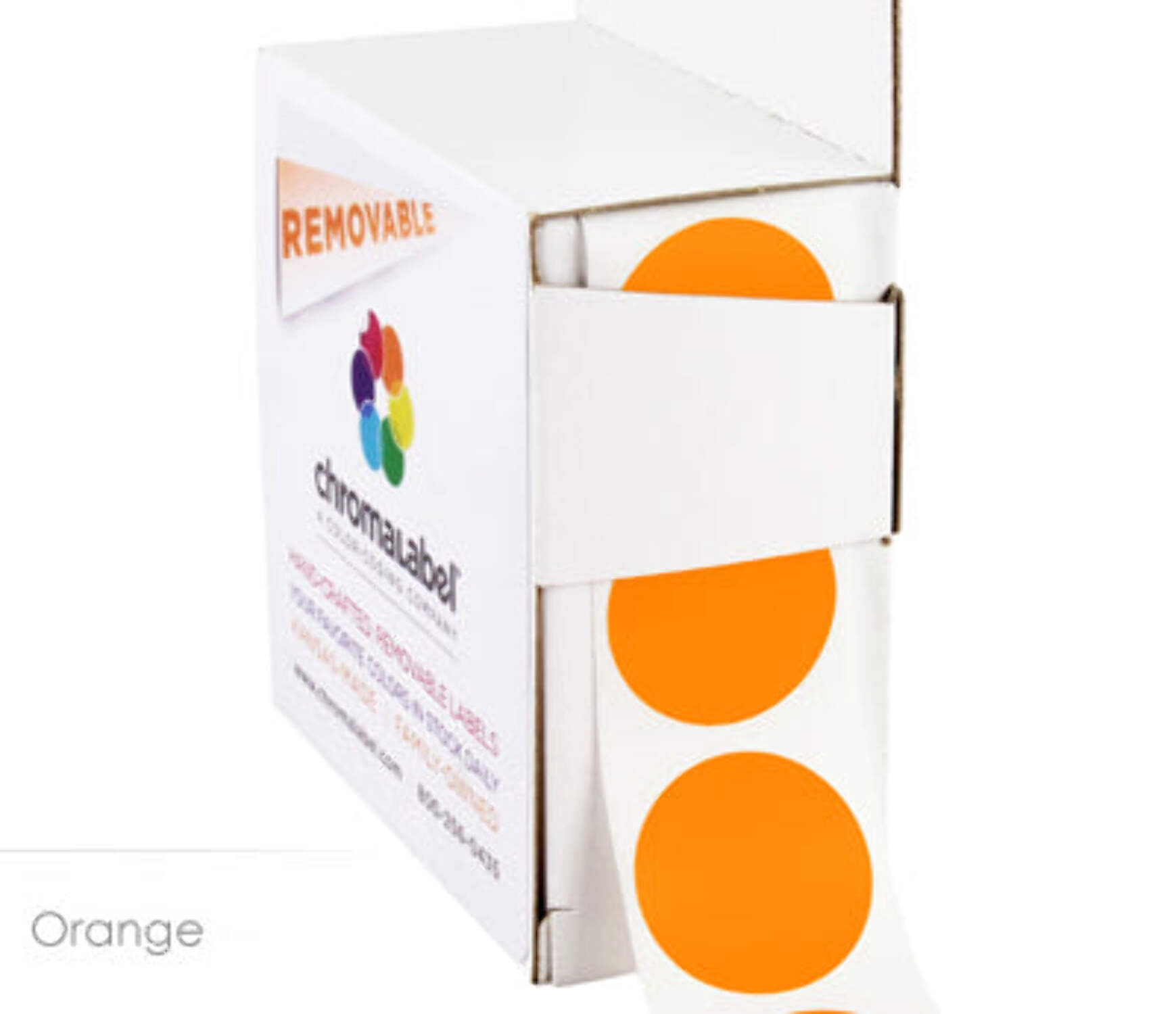 1" Removable Round, Color-Code Dots: 250/Box - Walmart.com