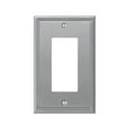 thumbnail image 1 of 1 Rocker & GFCI Metal Brushed Nickel Wallplate, 1 of 1