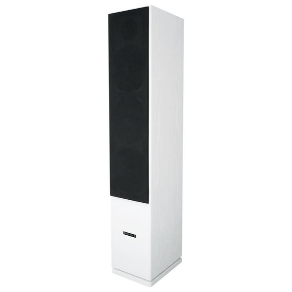 (1) Rockville RockTower 64W White Home Audio Tower Speaker Passive 4 Ohm