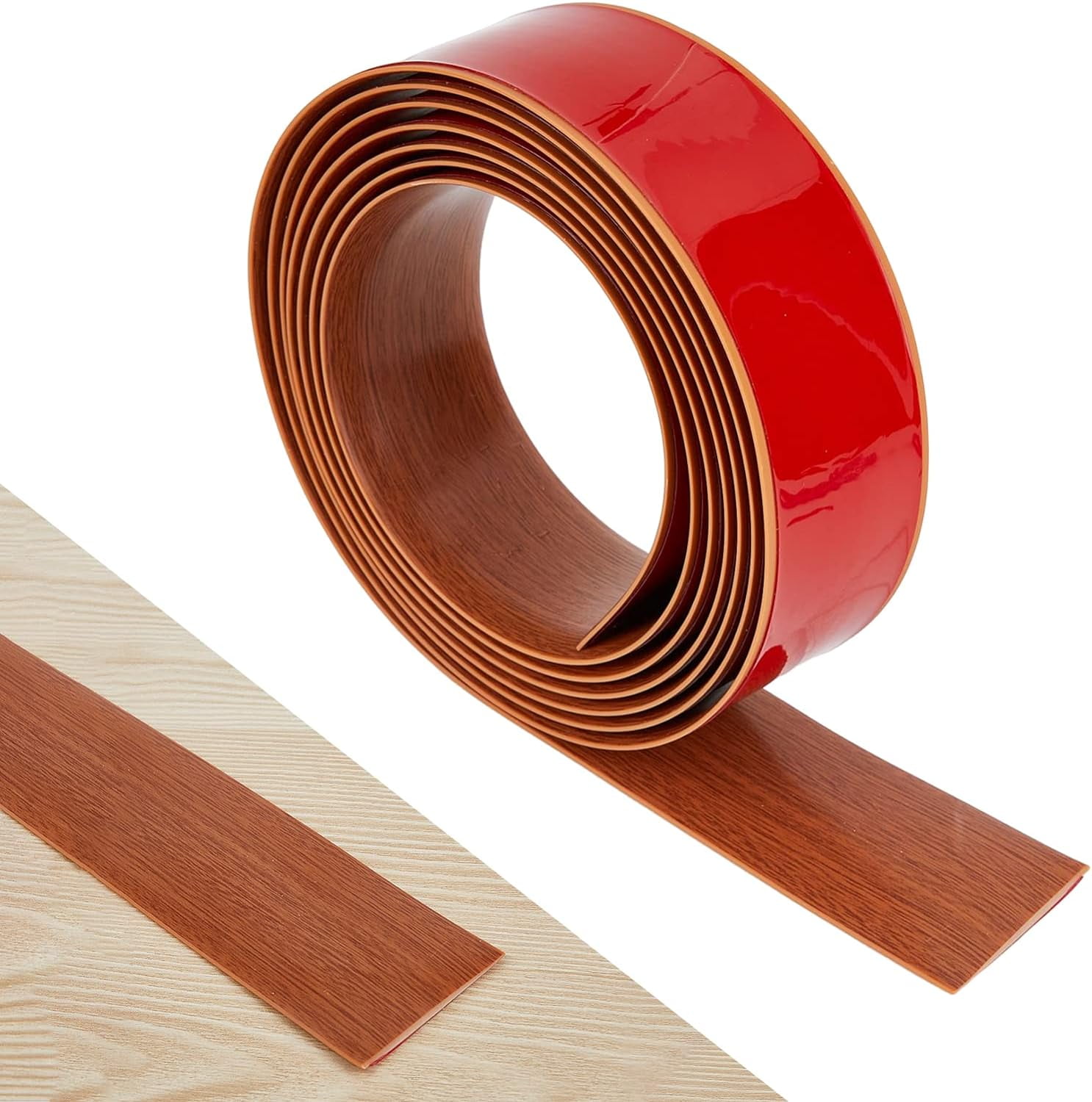 1 Roll 1.97" Self-Adhesive Floor Door Transition Strip 9.8Ft Red Floor ...