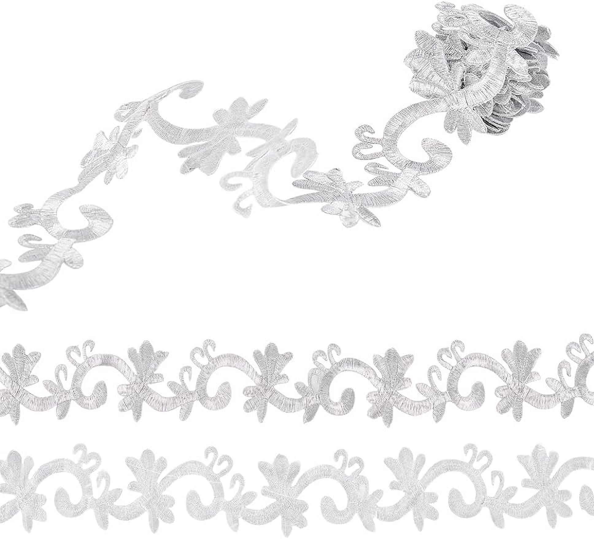 Amazon.com: 3Yards Floral Ribbon Scallop Edge lace Trim