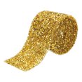thumbnail image 1 of 1 Roll 1 Yard Self Adhesive Crystal Rhinestone Diamond Ribbon for Arts & Crafts Project Gold, 1 of 5