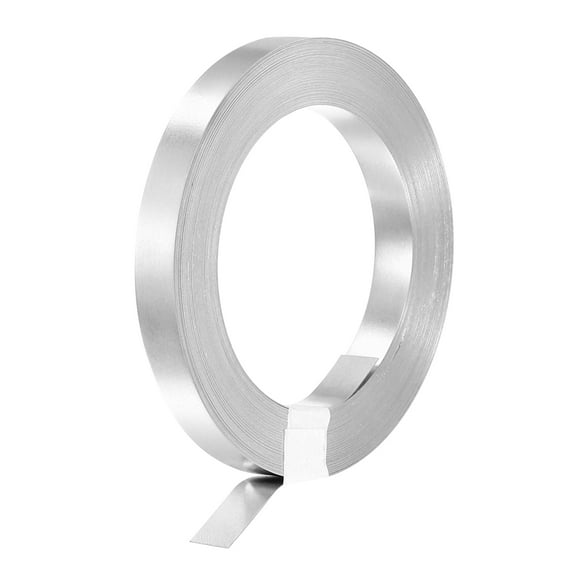 1 Roll 10 Meter Nickel-Plated Steel Strip, Connecting Plate Steel Tape for Battery Spot Welding, 8x0.2mm
