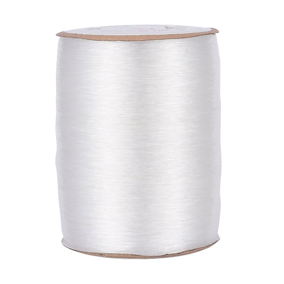 1 Roll (1000m/roll) 0.7mm Clear Stretch Elastic Beading Thread Craft Bracelet Beads Thread for Jewelry Making