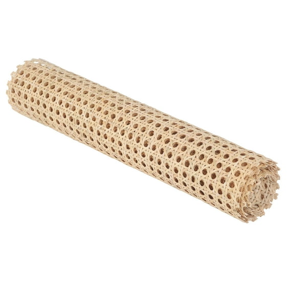 1 Roll 100x39CM Faux Cane Webbing Cuttable Furniture Chair Cabinet Ceiling DIY Caning Craft Project Woven Open Mesh Rattan Material Sheet