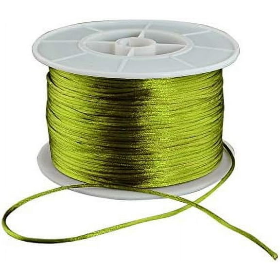 1 Roll 100yards 1mm Round Nylon Thread Bead Thread Round Nylon Thread Rattail Satin Cord Stringing Materials