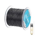 thumbnail image 1 of 1 Roll 109.36 Yard Black Stretch Cord 2 Pcs Big Eye Beading Needles 2 Pc Scissor Elastic Thread Jewelry Tools Set for Necklace Bracelet Making, 1 of 7