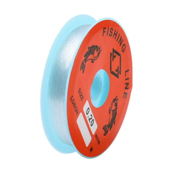 1 Roll 109.36 Yards(100m) 0.2mm Transparent Fishing Thread Bead Thread Transparent Fishing Thread Nylon Wire Stringing Materials