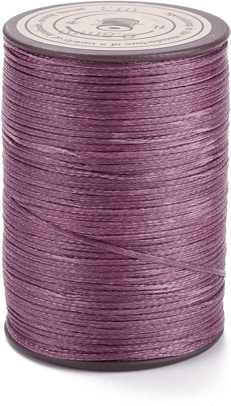 Polyester Stringing 1 Roll 109.36 Yards(100m) 0.8~0.9x0.3mm Waxed Polyester Thread String ...