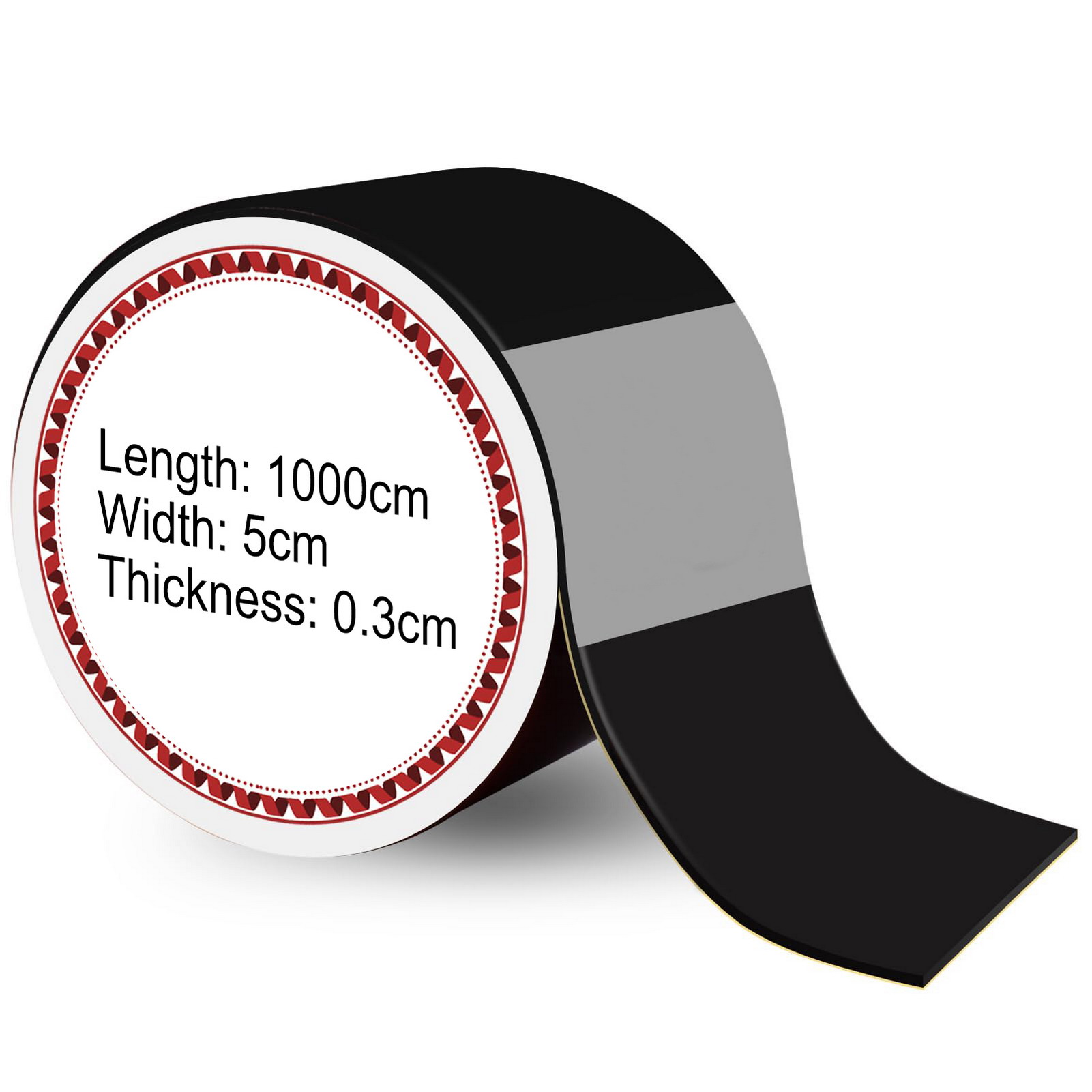 1 Roll 10M Foam Tape Self Adhesive Pipe Insulation Tape Weather Resistant Foam Wrap for Home