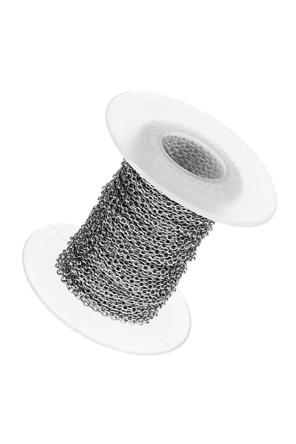 1 Roll 10yd Cross Chains Cable Chain Link for DIY Bracelet Necklace Findings -