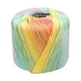 1 Roll 133M Color Segment Dyed Gradient Cotton Yarn DIY Thread Hand