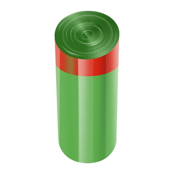 1 Roll 15 Pcs Trash Bags Recycling Bags,Disposable Garbage Bags,3 Gallon Kitchen Drawstring Trash Bags,Thickened Flat Mouth With Rolled Drawstring Garbage Bag,Heavy Duty Garbage Can Liners,Green