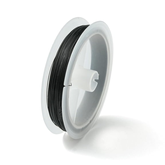 1 Roll 164.04 Feet(50m) 0.3mm Tiger Tail Wire Nylon-Coated Stainless Steel Stringing Materials DIY