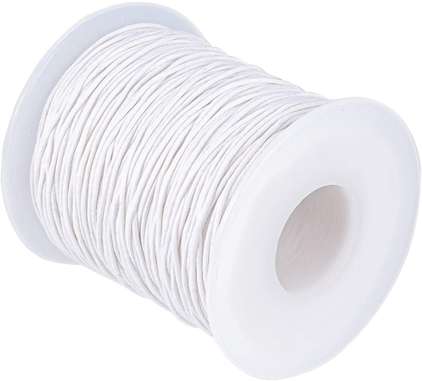 1 Roll 1mm 100 Yards Waxed Cotton Cord Thread Beading String for