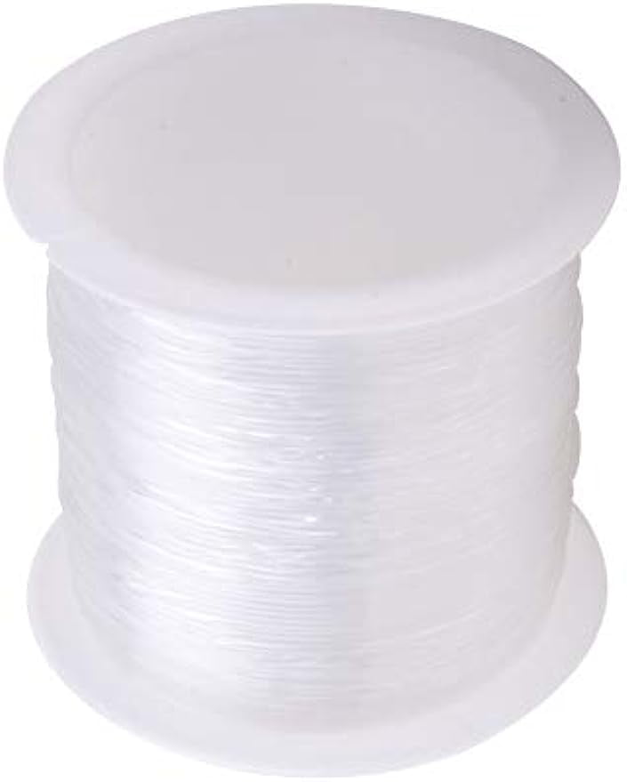6mm Invisible Thread 1 Roll 20 Yards Clear Nylon Thread Fishing Line 0.6mm Invisible String ...
