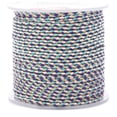 thumbnail image 1 of 1 Roll 21.8 Yards(20m) 1.5mm 4-Ply Polycotton Cord Bead Thread 4-Ply Polycotton Cord Handmade Macrame Rope with Gold Wire Stringing Materials for DIY Bracelets Necklace Jewelry Making Colorful, 1 of 4