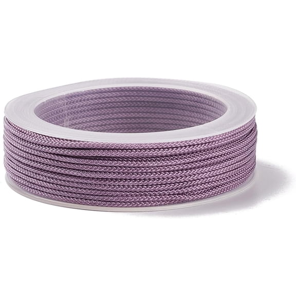 1 Roll 21.87 Yards(20m) 1mm Nylon Threads Bead Thread Knotting Cord Stringing Materials for DIY Bracelets Necklace Beading Jewelry Making and Crafts Thistle