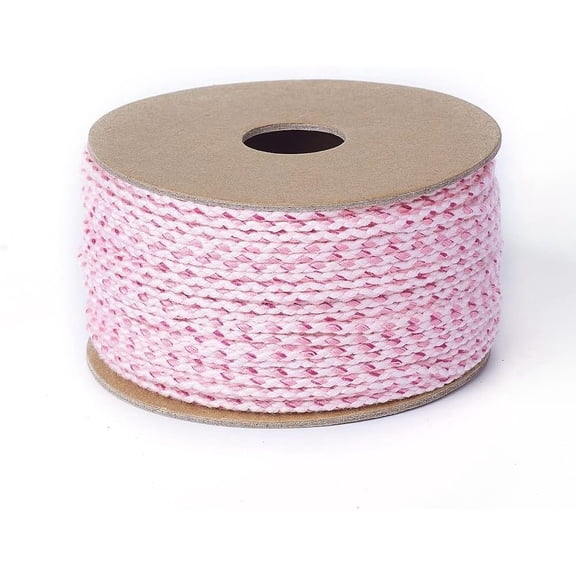 1 Roll 21.87 Yards(20m) 2mm Macrame Cotton Cord Bead Thread Macrame Cotton Cord Rope Stringing Materials for DIY Bracelets Necklace Beading Jewelry Making and Crafts Cotton