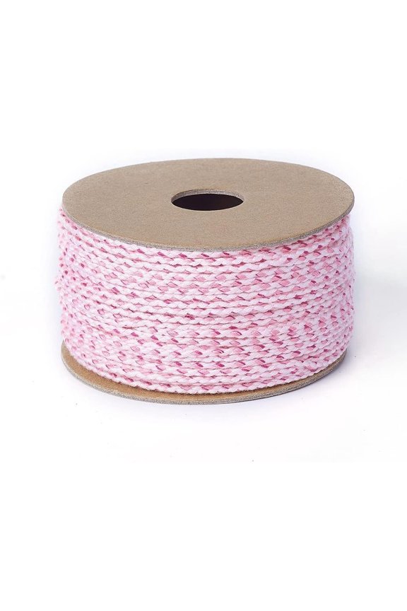1 Roll 21.87 Yards(20m) 2mm Macrame Cotton Cord Bead Thread Macrame Cotton Cord Rope Stringing Materials for DIY Bracelets Necklace Beading Jewelry Making and Crafts Cotton