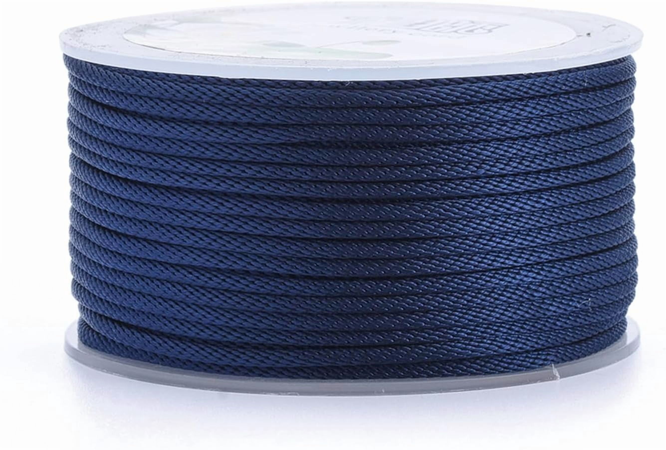 Polyester Stringing 1 Roll 21.87 Yards(20m) 2mm Polyester Cords Bead Thread Polyester Cords ...