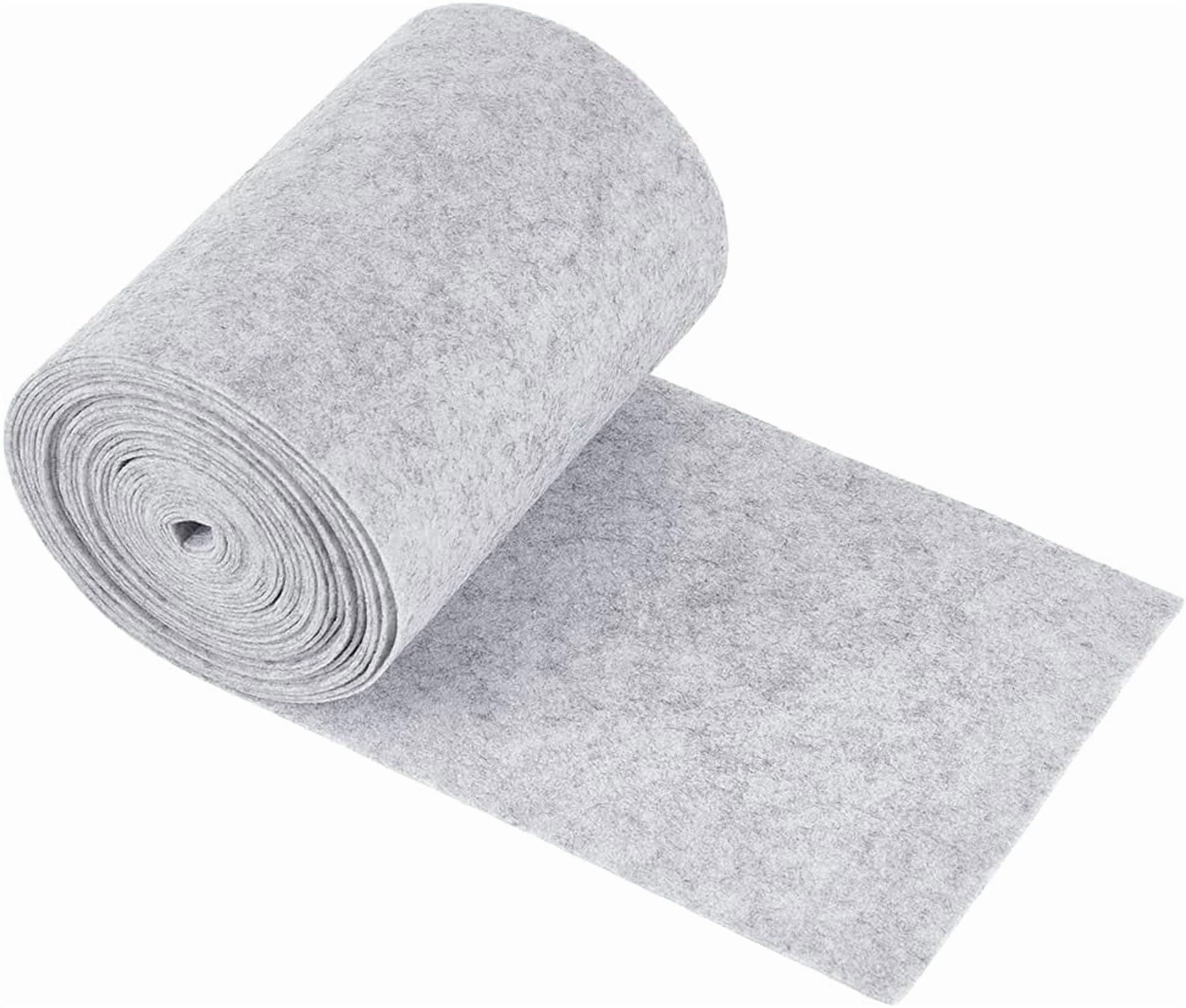 1 Roll 236x5.5inch Light Gray Felt Roll Nonwoven Felt Fabric Craft Felt ...
