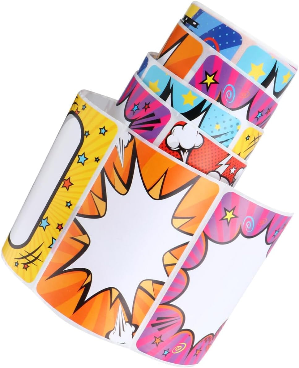 1 Roll/250pcs Colored Tabs Labels for Clothes Sticker Labels Staples