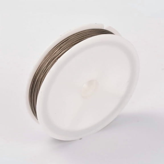 1 Roll 262.46 Feet(80m) 0.38mm Original Color Tiger Tail Wire Nylon-Coated Stainless Steel for DIY Bracelets Beading Jewelry Making and Crafts Raw 0.38mm in Diameter Making DIY