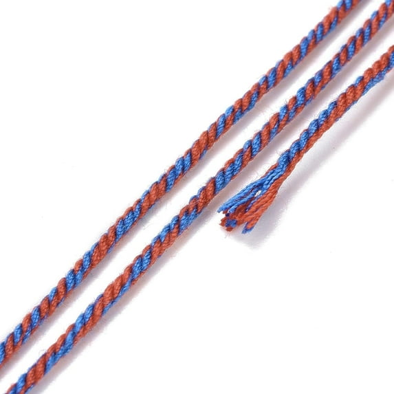 1 Roll 27.34 Yards(25m) 1.2mm Cotton Cord Bead Thread Cotton Cord Rope with Paper Reel Stringing Materials DIY