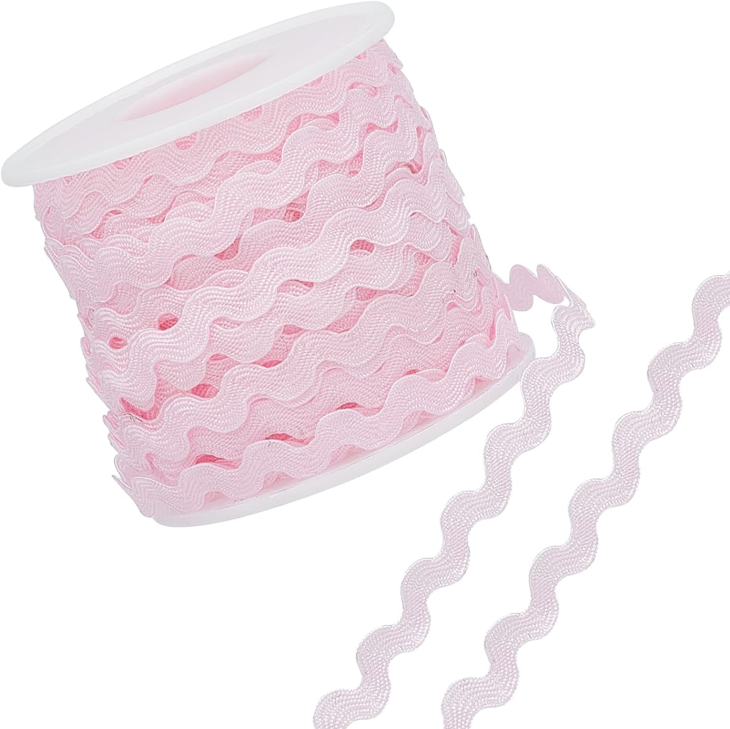 1 Roll 27yd/25m RIC Rac Trim Ribbon Wave Sewing Bending Fringe Trim 5mm ...