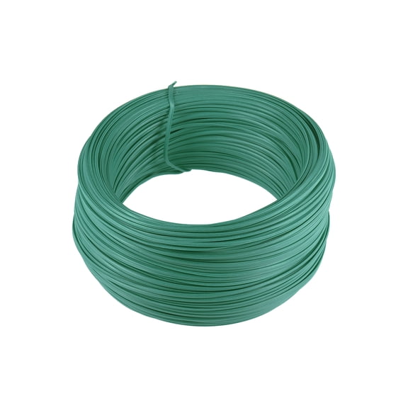 1 Roll 295 Feet Plastic Twist Ties Reusable Cable Cord Wire Ties Green for Home Business Institutions
