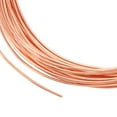 thumbnail image 1 of 1 Roll 32.81 Feet Solid Copper Wire 18 Gauge Round Soft Copper Wire Pure Copper Wire for Jewelry Making Craft Gem Wrapping, 1 of 9
