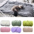 thumbnail image 1 of 1 Roll 3cm Thickened Yarn for Knitting Crochet Polyester Yarn Knitting T-Shirt for DIY Craft Handmade Velvet Coarse Wool Thread Scarf Thread, 1 of 7