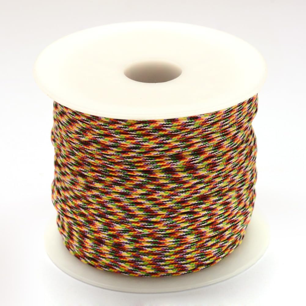 NUOBESTY 2mm Elastic Cord For Jewelry Making - 45 Meter Stretchy String For Bracelets, Necklaces, DIY Crafts (Grey)