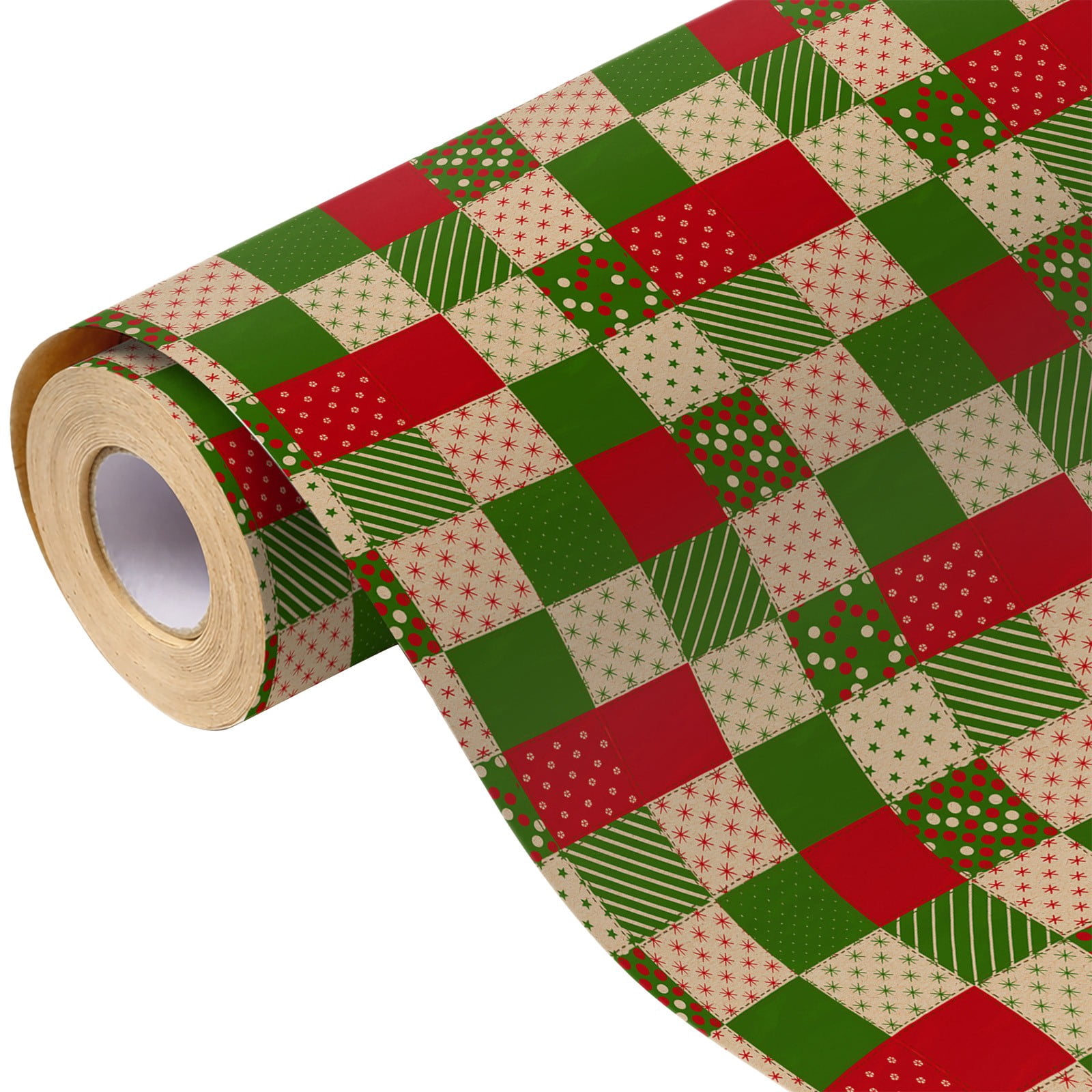 1 Roll of 5-meter Christmas Themed Wrapping Paper Gift Box Packaging ...