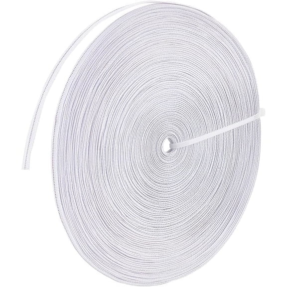 1 Roll 50 Yards/45m Polyester Covered Brass Skeleton 6mm Wide Brass Wire Wedding Corset Shaping Strip White Corset Shaping Strip with Brass Wire for Sewing Corsets Bridal Gowns