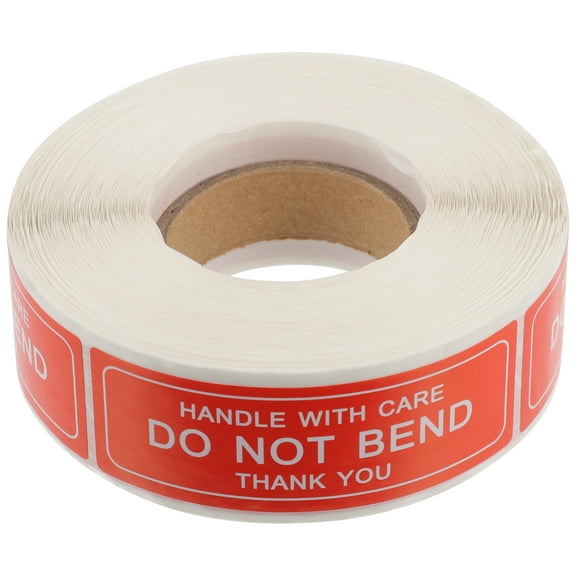 1 Roll/500pcs Handle with Care Warning Shipping Packing Label Stickers