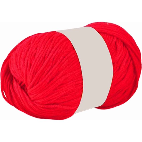 1 Roll 50g Soft Solid Color Woolen Yarn DIY Hand Knitting Crochet Craft Yarn Woven Crochet Thread Red