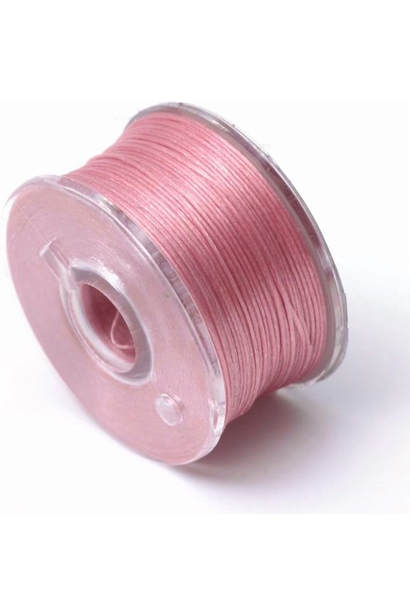 1 Roll 50yards 0.1mm Nylon Beading Threads Bead Thread Special Coated Nylon Beading Threads Stringing Materials for DIY Bracelets Necklace Beading Jewelry Making and Crafts for DIY Pale Violet Red