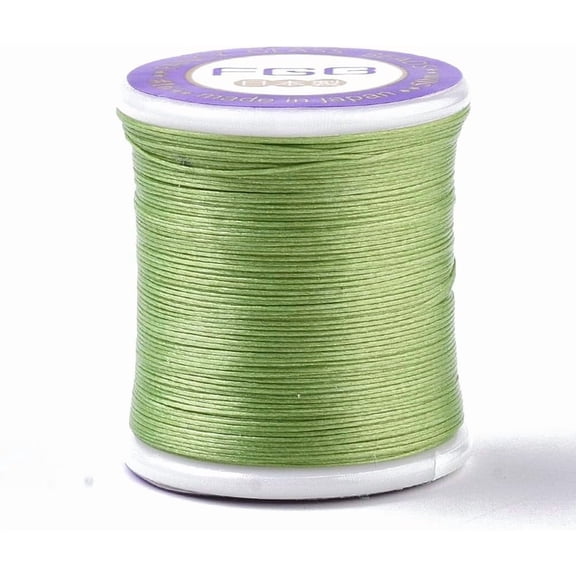 1 Roll 54.68 Yards(50m) 0.1mm Nylon 66 Coated Beading Threads Bead Thread Nylon 66 Coated Beading Threads Stringing Materials for DIY Bracelets Necklace Beading Jewelry Making and Crafts Green DIY