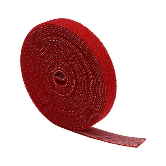 1 Roll 5m Cable Ties Reusable Loop Bundle Self-Adhesive Fastener DIY Accessory Nylon Strap Organizer Clip Wire Holder Management