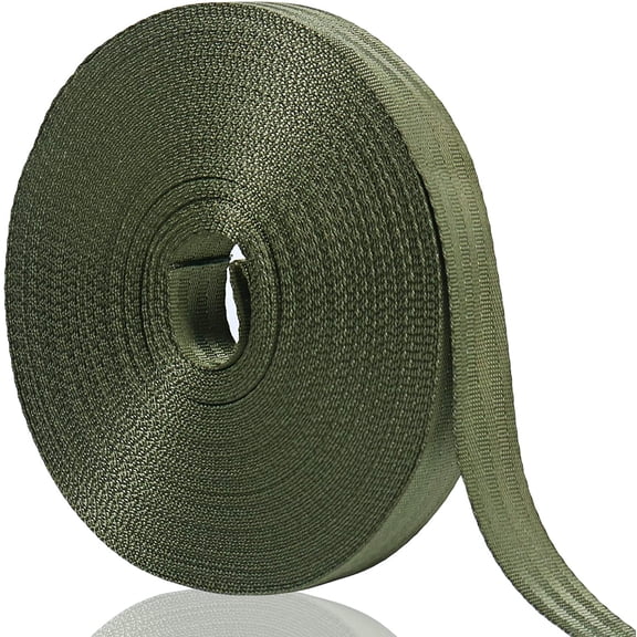 1 Roll 65 Feet Tree Support Strap 1 Inch Staking Nylon Plant Tie Rope Straightening 2200 Lbs Green