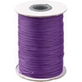 thumbnail image 1 of 1 Roll 88 Yards Korean Waxed Polyester Cord 1mm Macrame Craft DIY Thread Rattail Beading String, 1 of 8