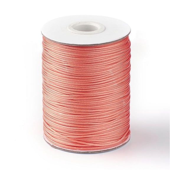 1 Roll 88 Yards Waxed Polyester Cord 1mm Macrame Craft DIY Thread Rattail Beading String for Jewelry Making Chinese Knotting Kumihimo Shamballa