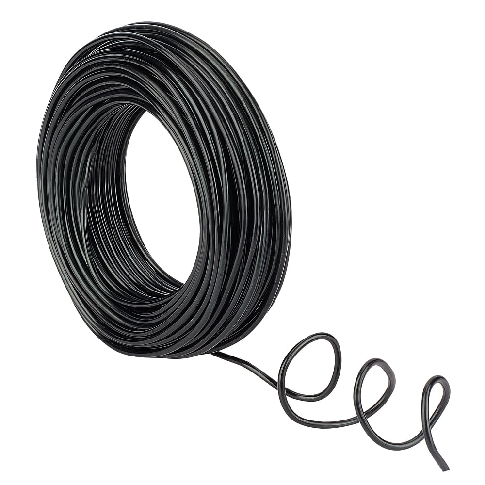 1 Roll 9 Gauge Aluminum Wire 25m Black Aluminum Modelling Craft Wire for Jewelry Craft Modelling Making Armatures and Sculpture 3mm in Diameter DIY