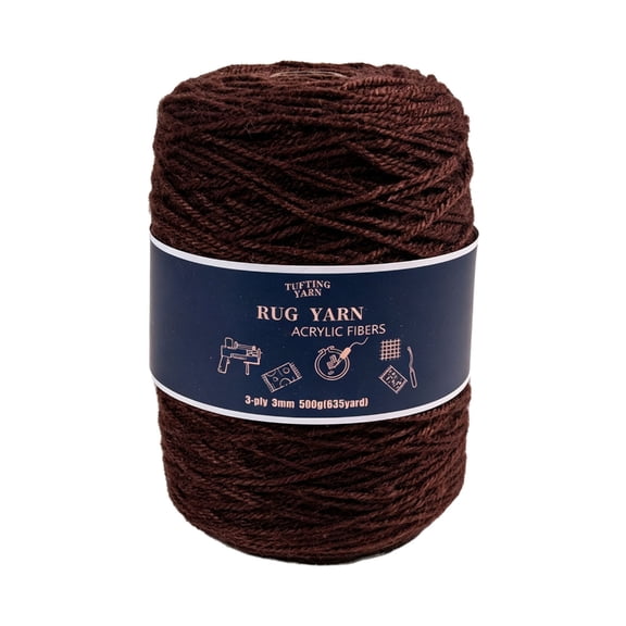 1 Roll Acrylic Fiber Yarn For Tufting Ideal For Handmade Carpets And Creative Crafts