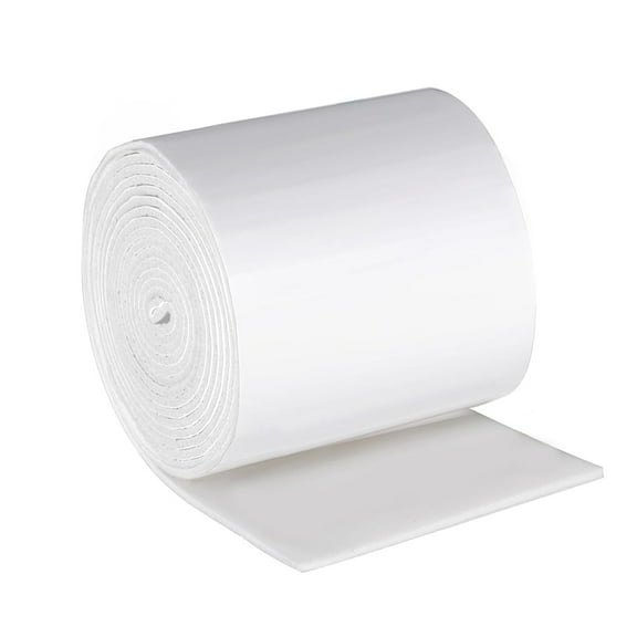 1 Roll Adhesive Felt Strips,Felt Padding Roll with Adhesive Backing,5.9" x 6.5 Ft White Soft Sticky Felt Tapes,Thick Felt Pads Sheet,Easy to Cut,for Wound Cushioning By Scheam
