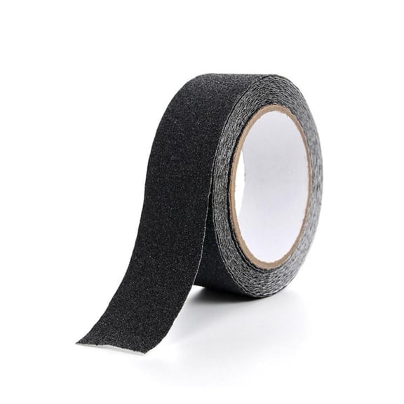 1 Roll Anti Slip Traction Tape,16.4 Ft Adhesive Friction Tape,Black Anti Slip Tape,Heavy-Duty Grip Tape Outdoor,Adhesive Traction Safety Tape for Stairs,Ramps,Skateboards,0.98 in x 16.4 Ft