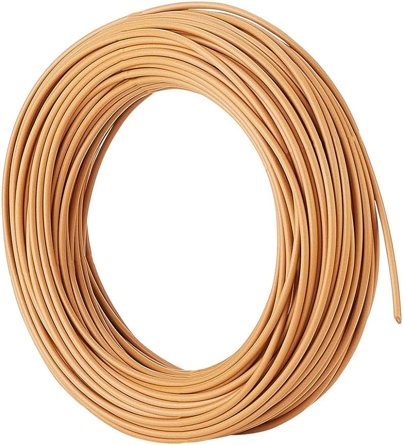 1 Roll Basket Weaving Synthetic Rattan 150g 1/10 Inch Plastic Round